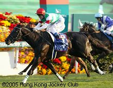 HAT TRICK WINNING THE HONG KONG MILE