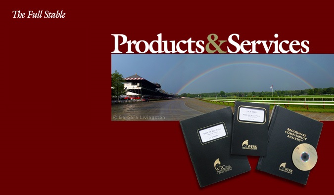 Image © 2006 Barbara Livingston Racetrack with arching rainbow - Image © 2006 Barbara Livingston